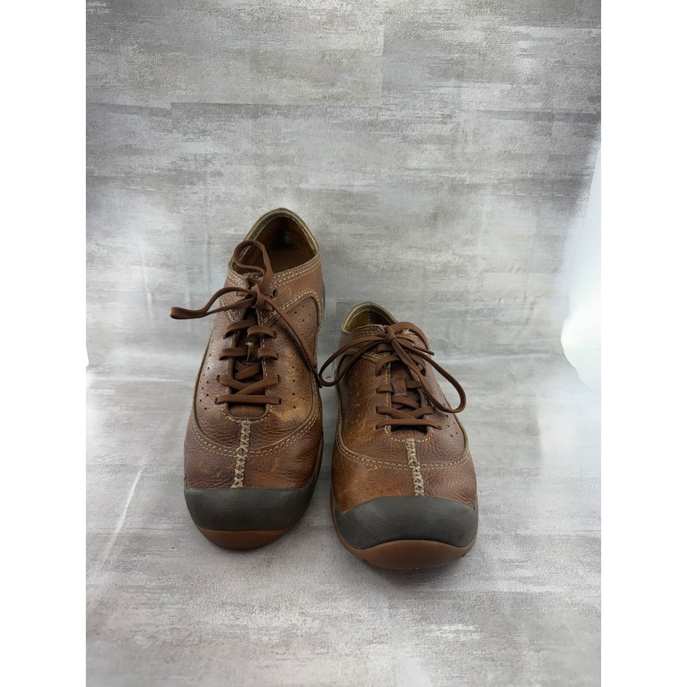 Rockport XCS Men Sz 10.5W Brown Leather Walking Shoes APM35973 Wide Sneaker